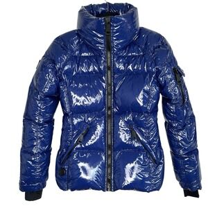 SAM. Freestyle Down Puffer Jacket XS Gorp Ski Quilted Outdoor Glossy Zip‎ Tide